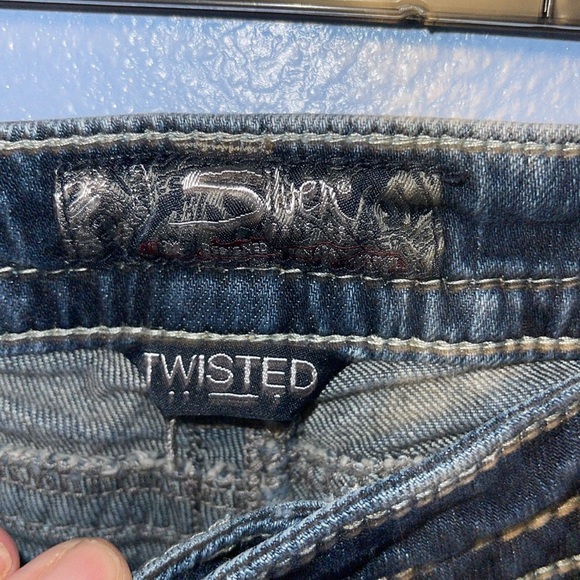 Silver Jeans Blue Twisted Boot Cut Size 30. GG - Picture 3 of 7